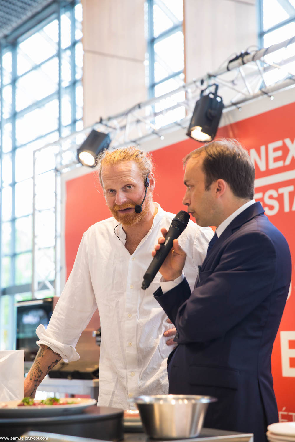 Nicolas Pourcheresse inauguration les tables d'euralille